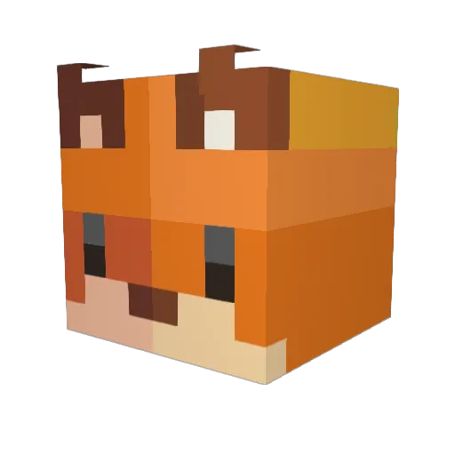 Christhethird3 Minecraft avatar head, 3D render