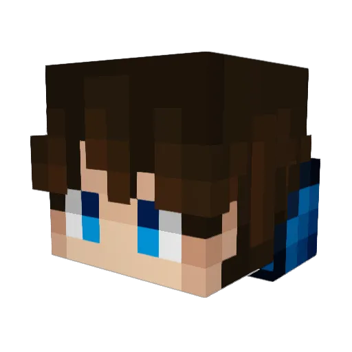 Christian180705 Minecraft avatar head, 3D render