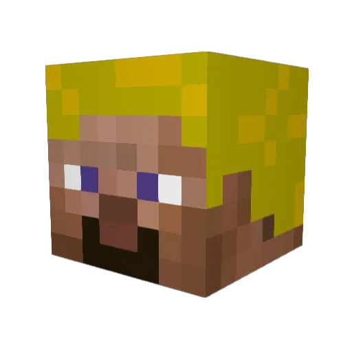 Christian19juli Minecraft avatar head, 3D render