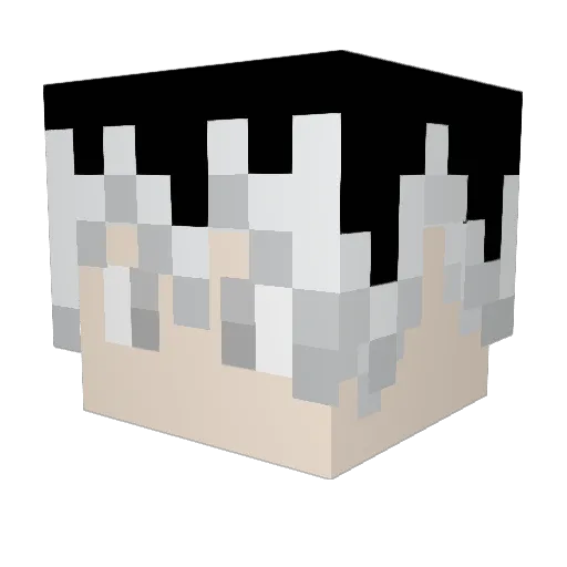 Christian9812 Minecraft avatar head, 3D render