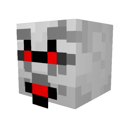 ChristianFigg Minecraft avatar head, 3D render