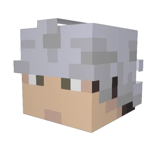 ChristianH96 Minecraft avatar head, 3D render