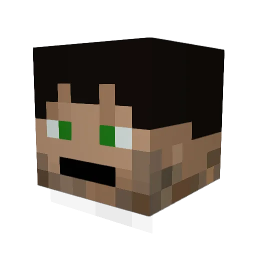 ChristianLewis2 Minecraft avatar head, 3D render