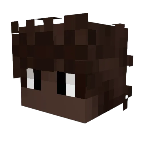 ChristianNFW Minecraft avatar head, 3D render