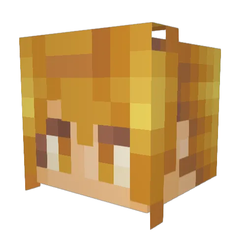 ChristianPlayer2 Minecraft avatar head, 3D render