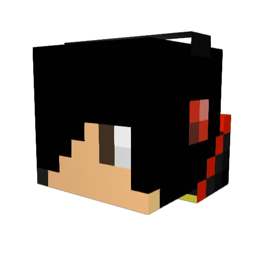 ChristianPlayszz Minecraft avatar head, 3D render