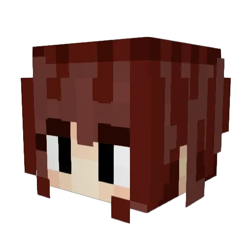 ChristianRQ20 Minecraft avatar head, 3D render