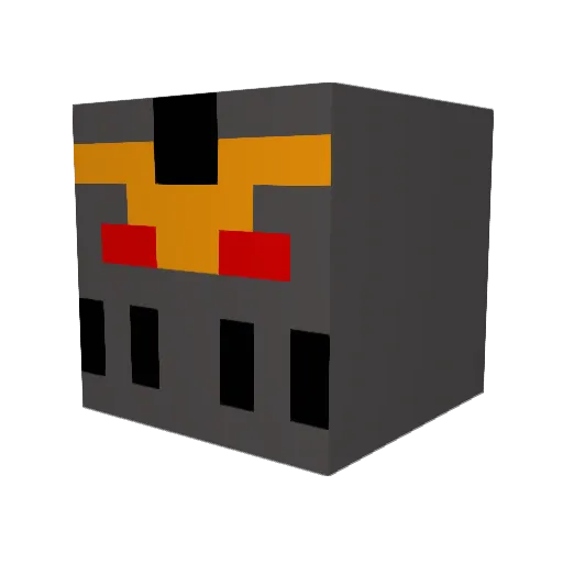 Christian_Hammer Minecraft avatar head, 3D render