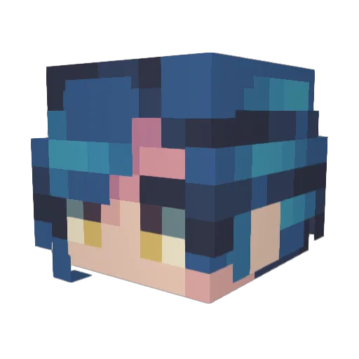 ChristieLee656 Minecraft avatar head, 3D render