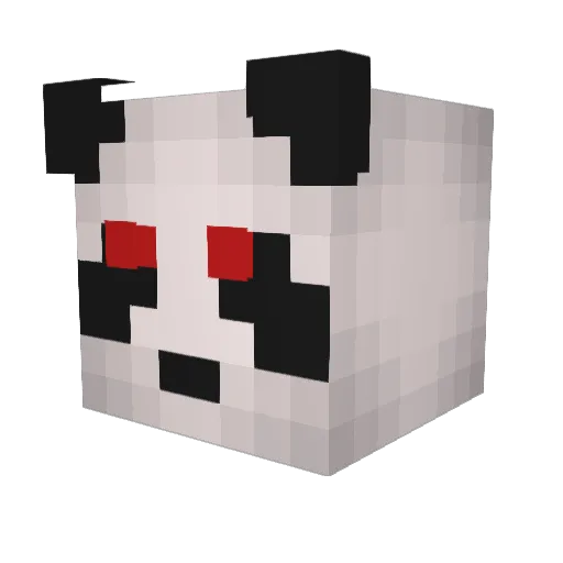 Christillo Minecraft avatar head, 3D render