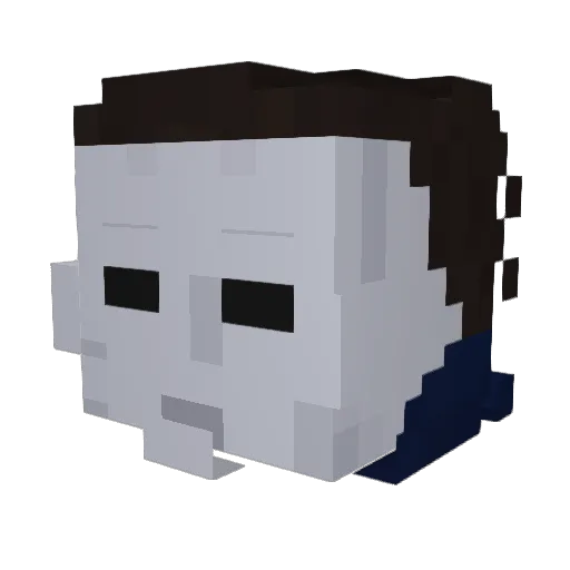 Christmas77 Minecraft avatar head, 3D render