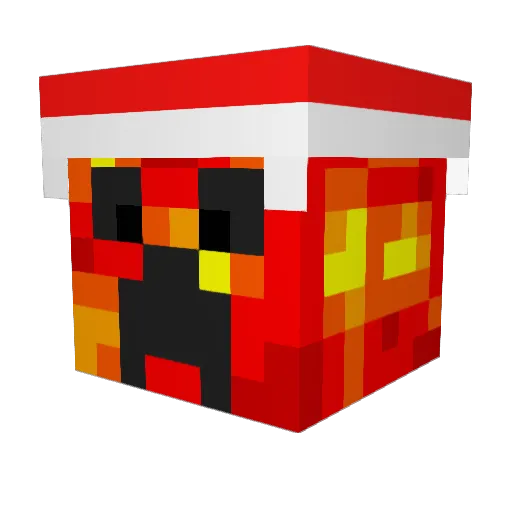 ChristmasPlayz Minecraft avatar head, 3D render