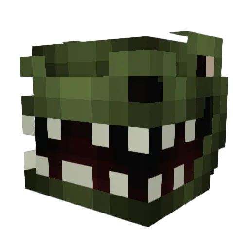 ChristopherJay Minecraft avatar head, 3D render