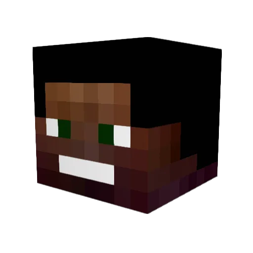 Christophistcool Minecraft avatar head, 3D render