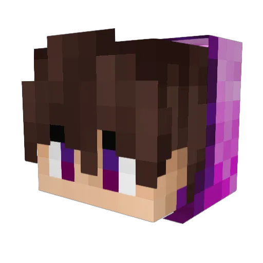 Christoric Minecraft avatar head, 3D render