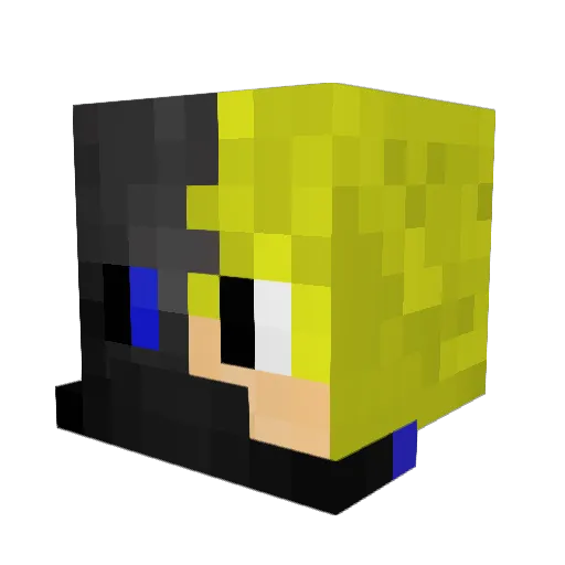 Chrisy__ Minecraft avatar head, 3D render