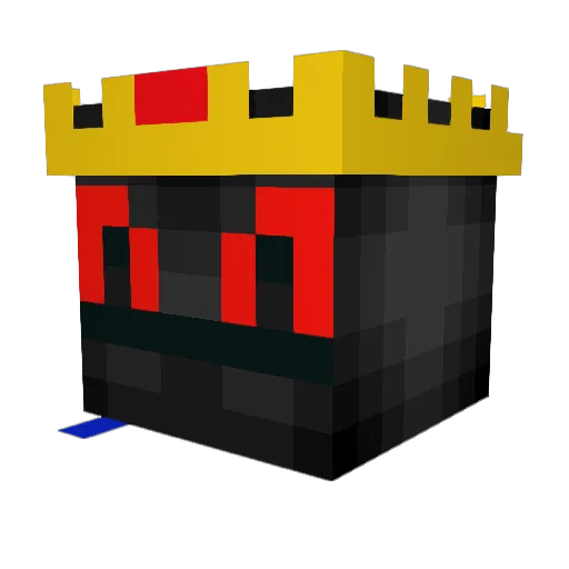 ChrizChain Minecraft avatar head, 3D render