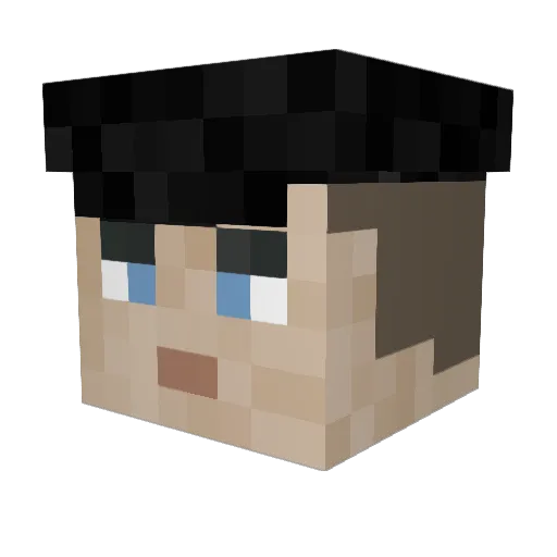 Chrizz_2608 Minecraft avatar head, 3D render