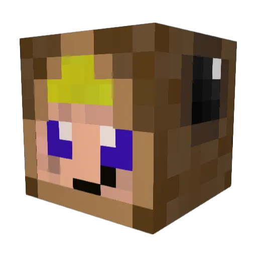 ChrizzlybaerDE Minecraft avatar head, 3D render