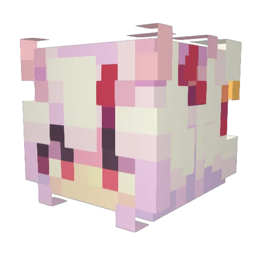 Chrizzq Minecraft avatar head, 3D render