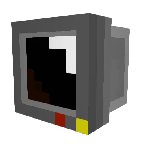 ChromeMyth Minecraft avatar head, 3D render