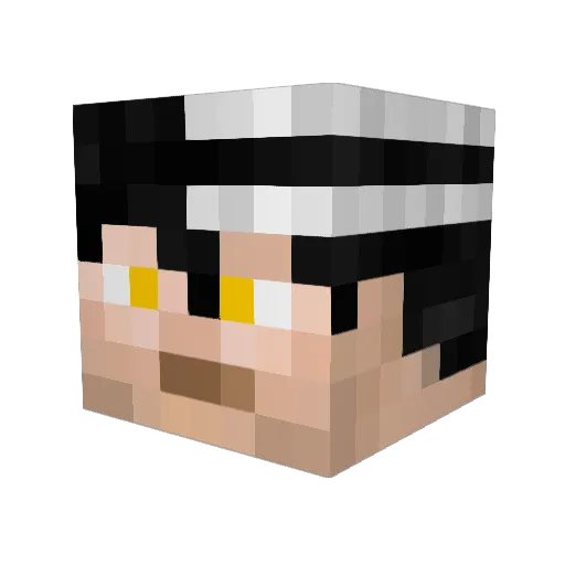 ChromedSoul1227 Minecraft avatar head, 3D render