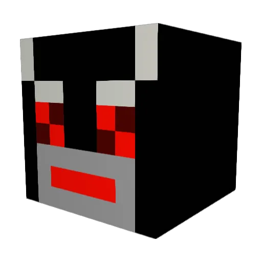 Chromie38 Minecraft avatar head, 3D render
