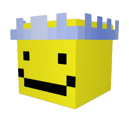 Chromo47 Minecraft avatar head, 3D render