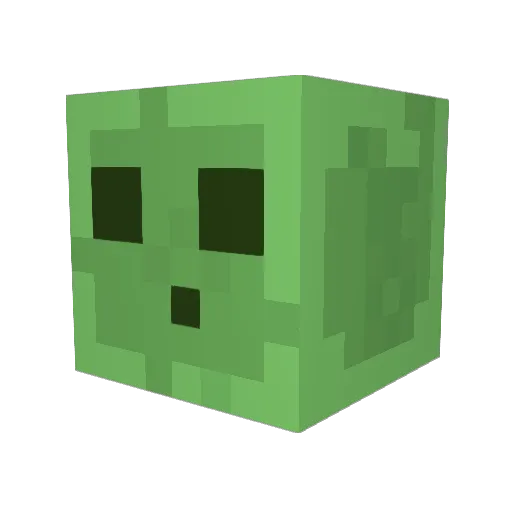 Chronaton Minecraft avatar head, 3D render