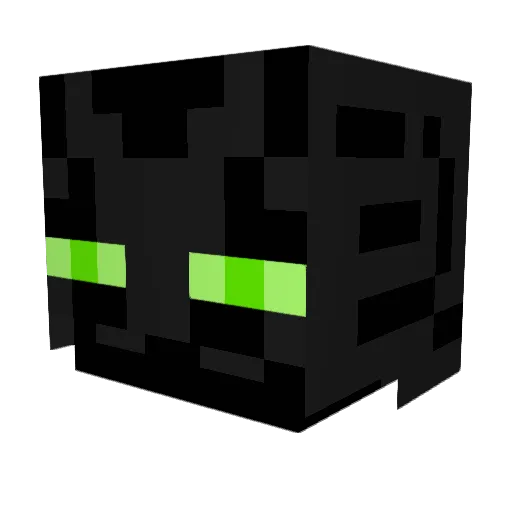Chronic01 Minecraft avatar head, 3D render