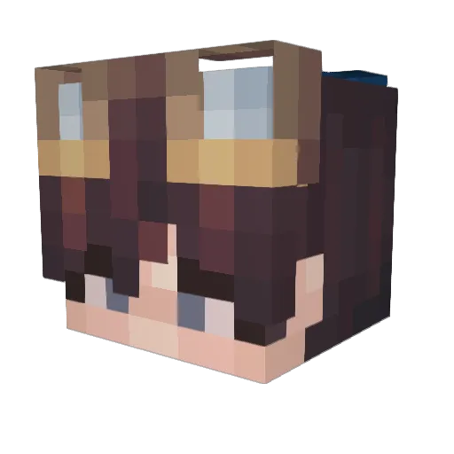 ChronicChronicle Minecraft avatar head, 3D render