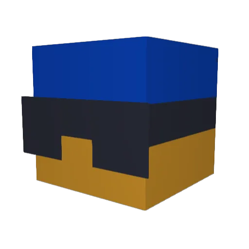 ChronicDollarYT Minecraft avatar head, 3D render