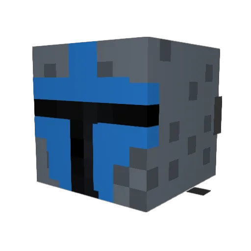 ChronicFanatic Minecraft avatar head, 3D render