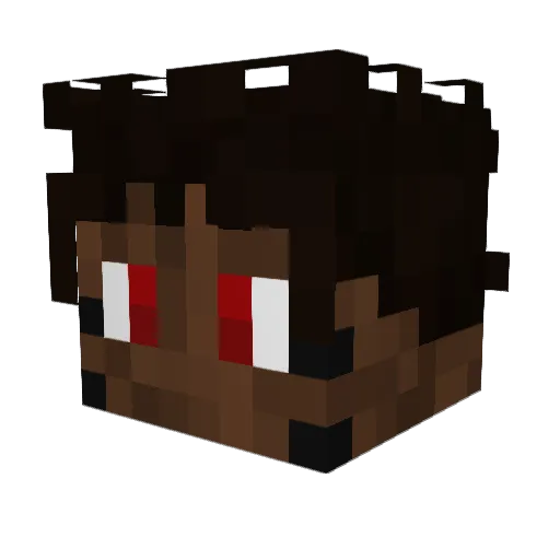 ChronicNotionz Minecraft avatar head, 3D render