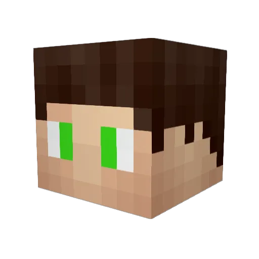Chronic_Craft Minecraft avatar head, 3D render