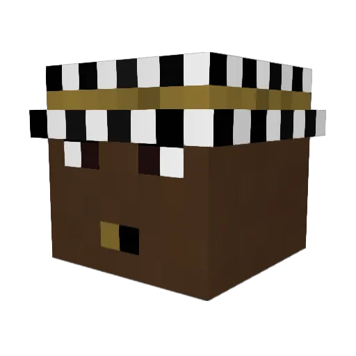 Chronicbudd Minecraft avatar head, 3D render