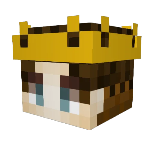 ChronicleAbyss Minecraft avatar head, 3D render
