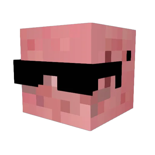 Chrono850 Minecraft avatar head, 3D render