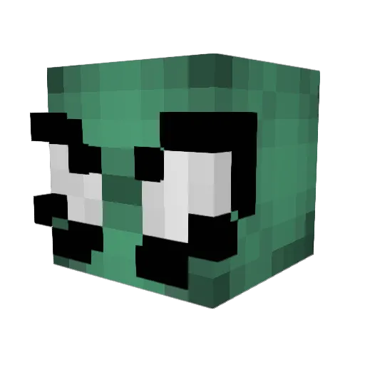 ChronoCobra Minecraft avatar head, 3D render