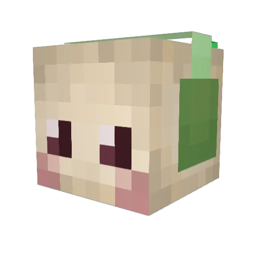 ChronoGenesisGG Minecraft avatar head, 3D render