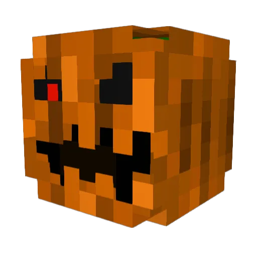 ChronoSpecter Minecraft avatar head, 3D render