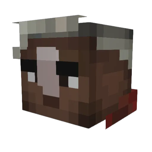 Chronobreak6 Minecraft avatar head, 3D render