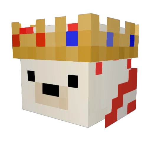 ChronooCreed Minecraft avatar head, 3D render