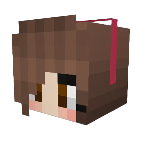 Chronos0826 Minecraft avatar head, 3D render