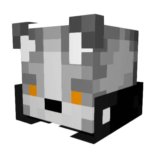 Chronoskyy Minecraft avatar head, 3D render