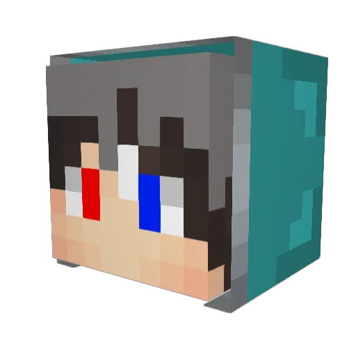 Chronoss0518 Minecraft avatar head, 3D render