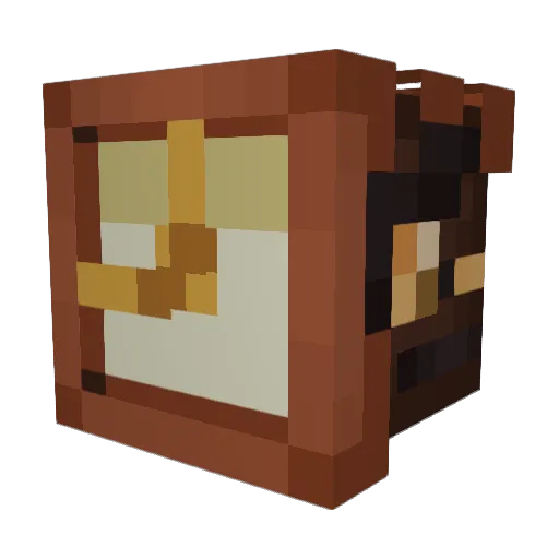 Chronotyrant Minecraft avatar head, 3D render