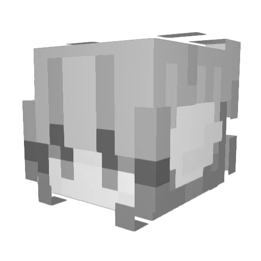 Chrtin Minecraft avatar head, 3D render