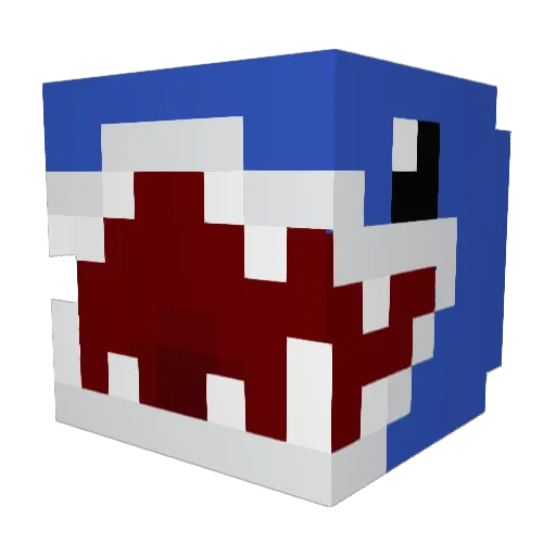 Chrysalis99 Minecraft avatar head, 3D render