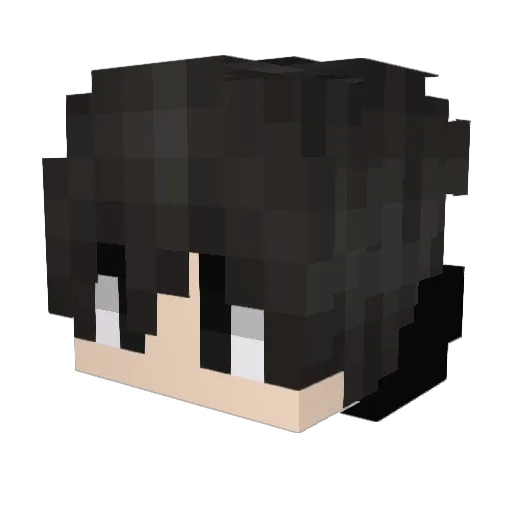 Chrysis_ Minecraft avatar head, 3D render